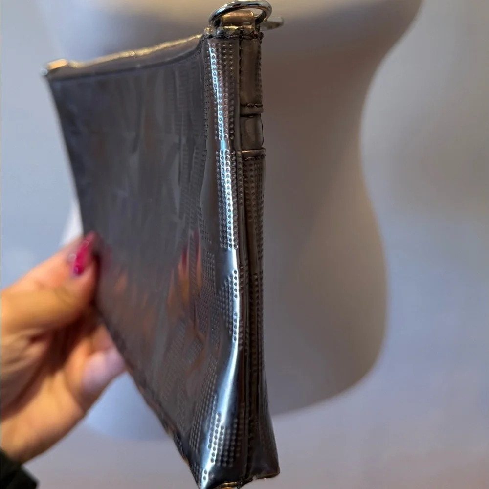 Michael Kors Chrome Wristlet Bag